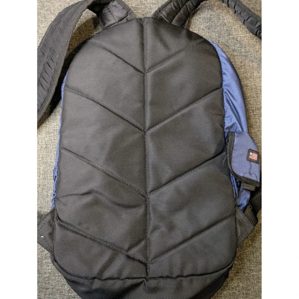 Vintage Polo Sport Ralph Lauren Blue Backpack School Bag Large USA VTG 90s